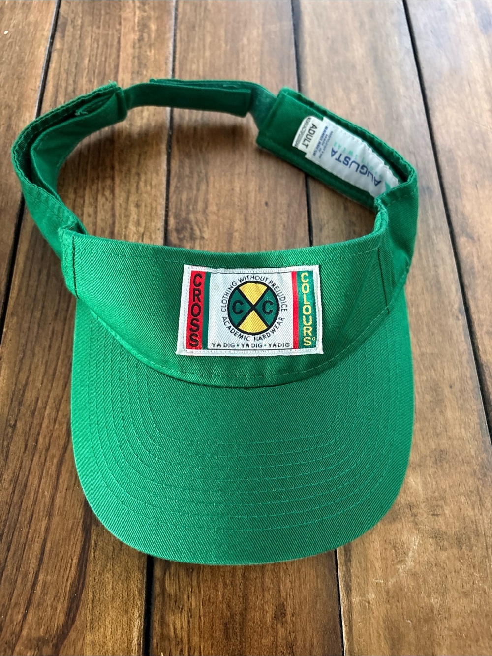 Vintage Green Cross Colours Visor